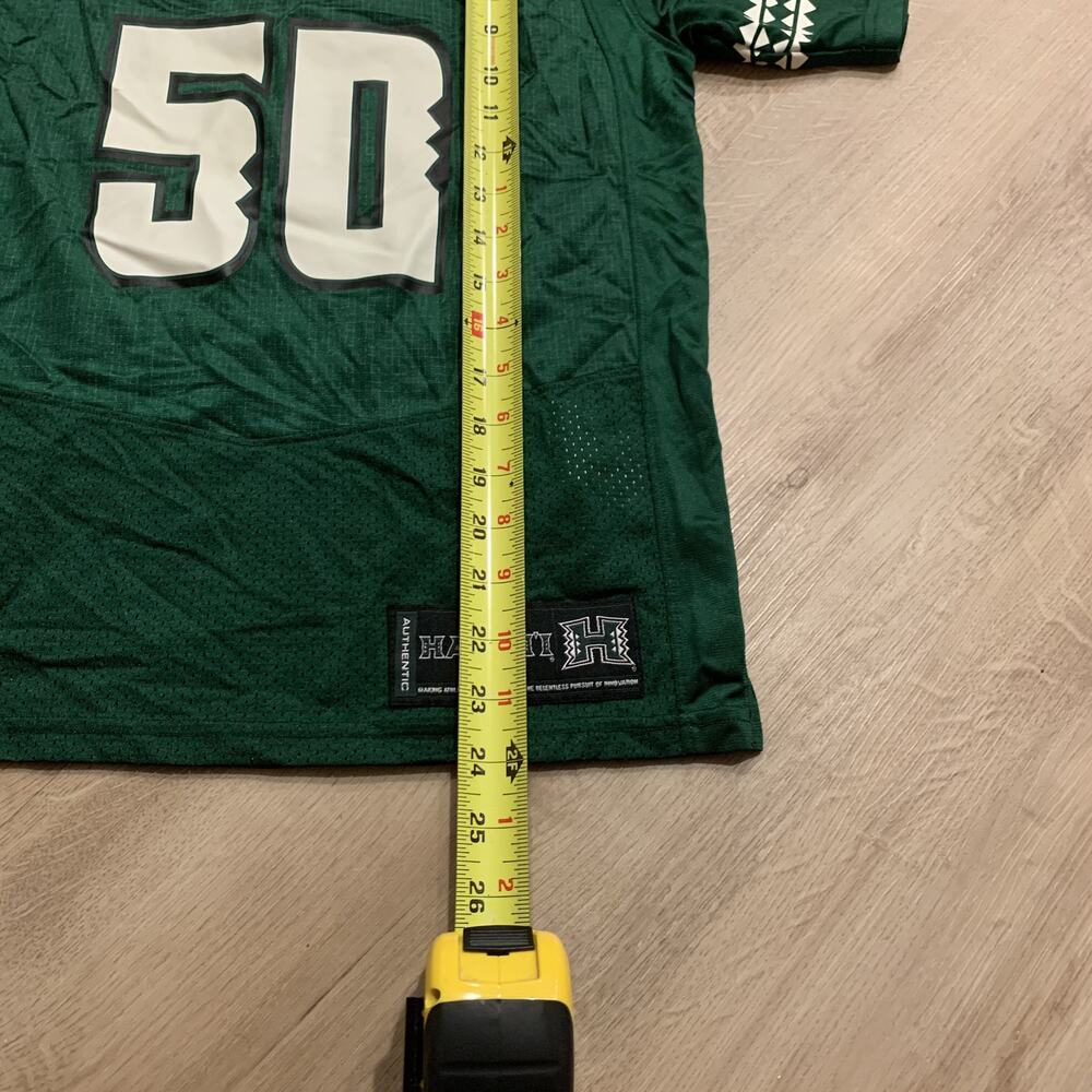 Under Armour University of Hawaii Rainbow Warriors #50 Jersey Youth Boys Large L - Picture 7 of 7